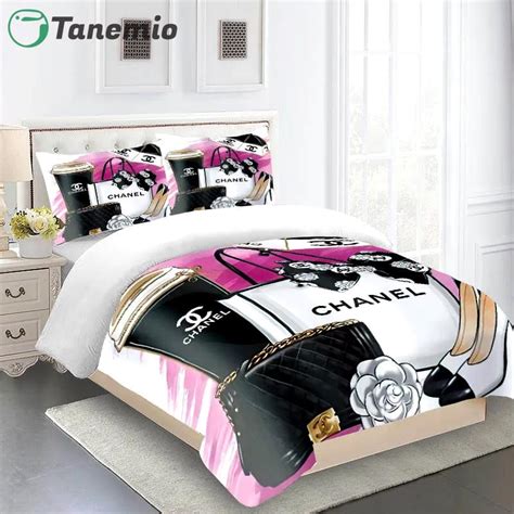 chanel inspired bedding set